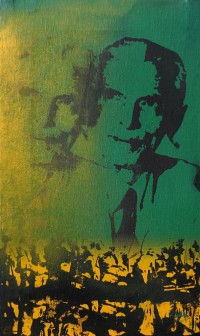 Rida Kazmi, Independence, 12 x 20 Inch, Acrylic On Canvas, Figurative Painting, AC-RDK-CEAD-028